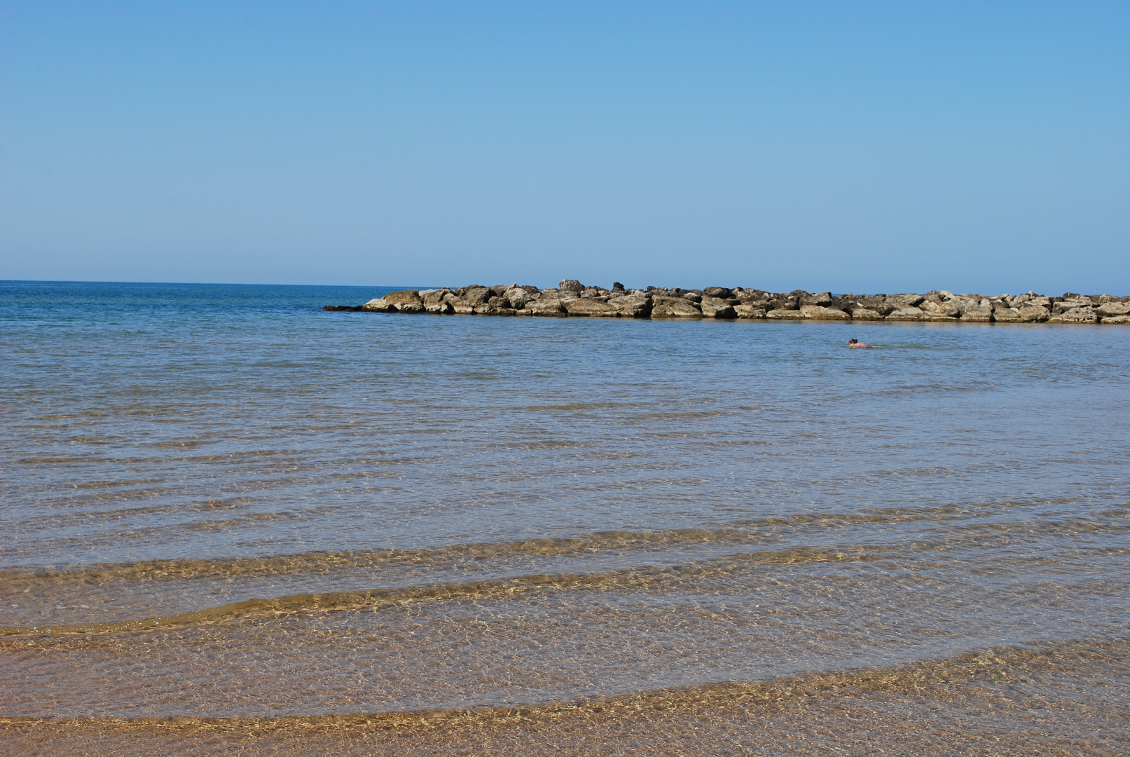 Acqua limpida Spiaggia dei Miceni Donnalucata