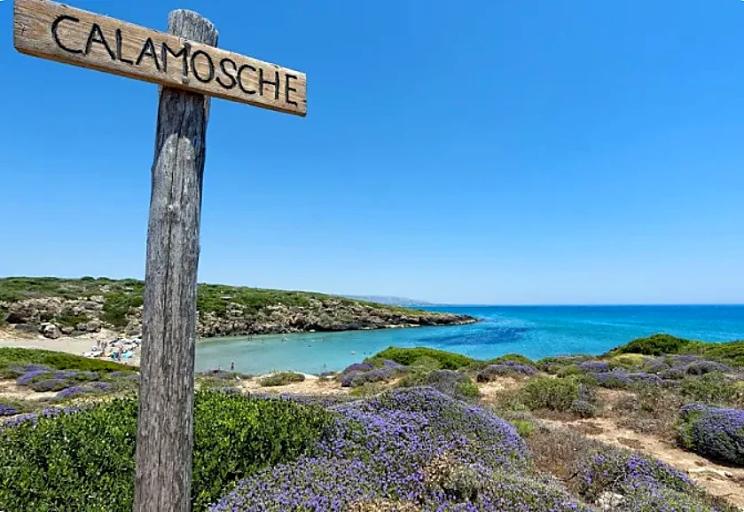 Spiaggia di Calamosche nella Riserva Naturale di Vendicari, Sicilia
