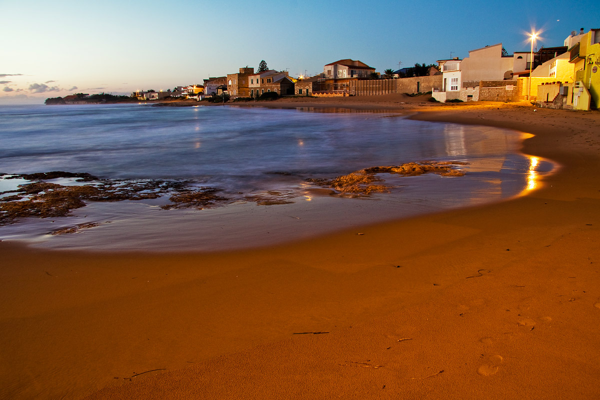 Tramonto sulla Spiaggia dei Miceni